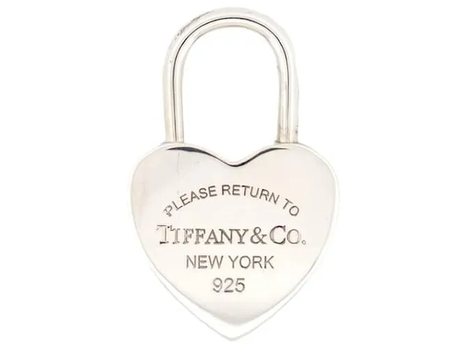 Otras joyas Tiffany & Co LLAVERO COLGANTE TIFFANY CANDADO POR FAVOR REGRESAR A PLATA 925 CAJA LLAVERO 