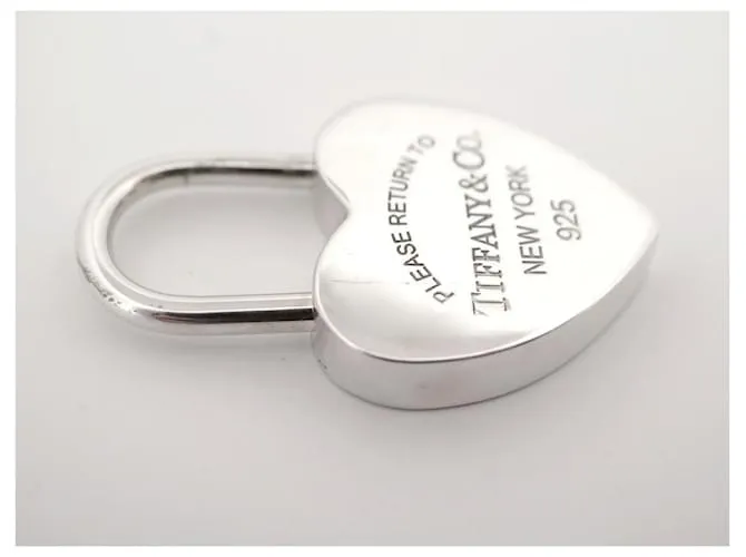 Otras joyas Tiffany & Co LLAVERO COLGANTE TIFFANY CANDADO POR FAVOR REGRESAR A PLATA 925 CAJA LLAVERO 