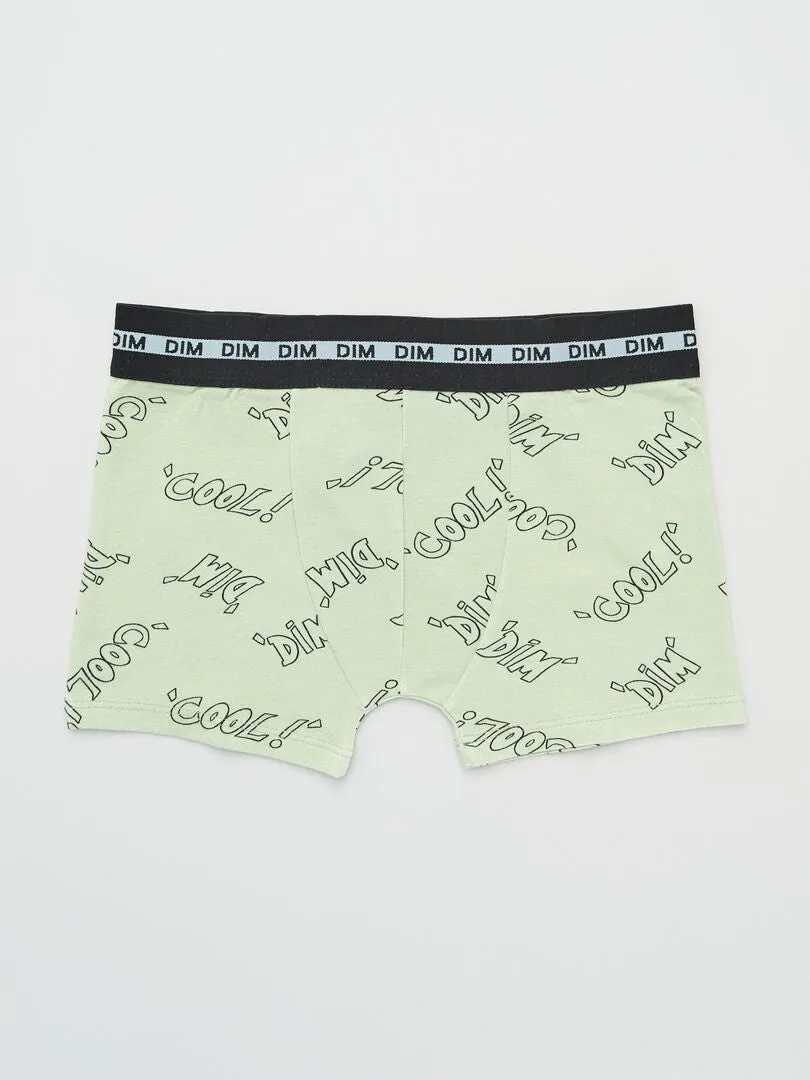 PACK DE 3 BOXERS 'DIM'  VERDE