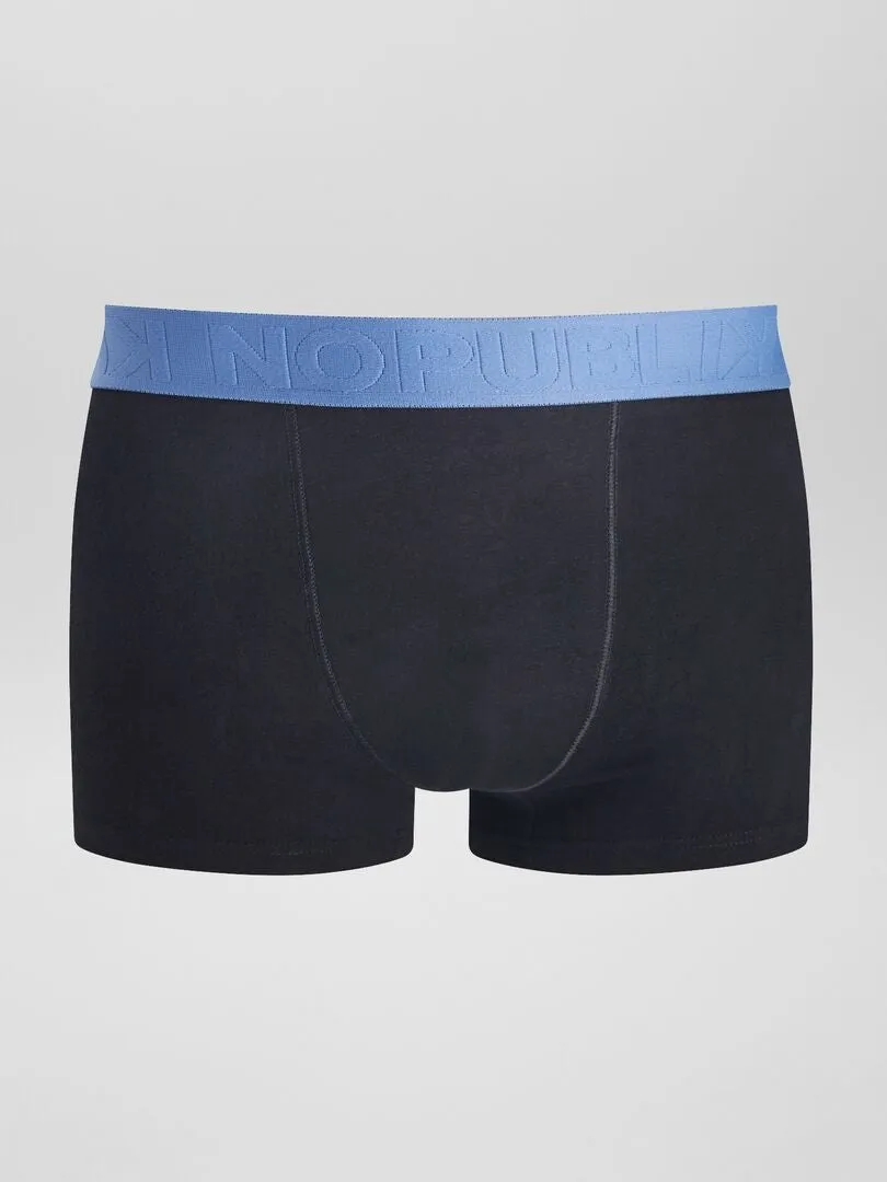 PACK DE 3 BóXERS 'NO PUBLIK'  NEGRO