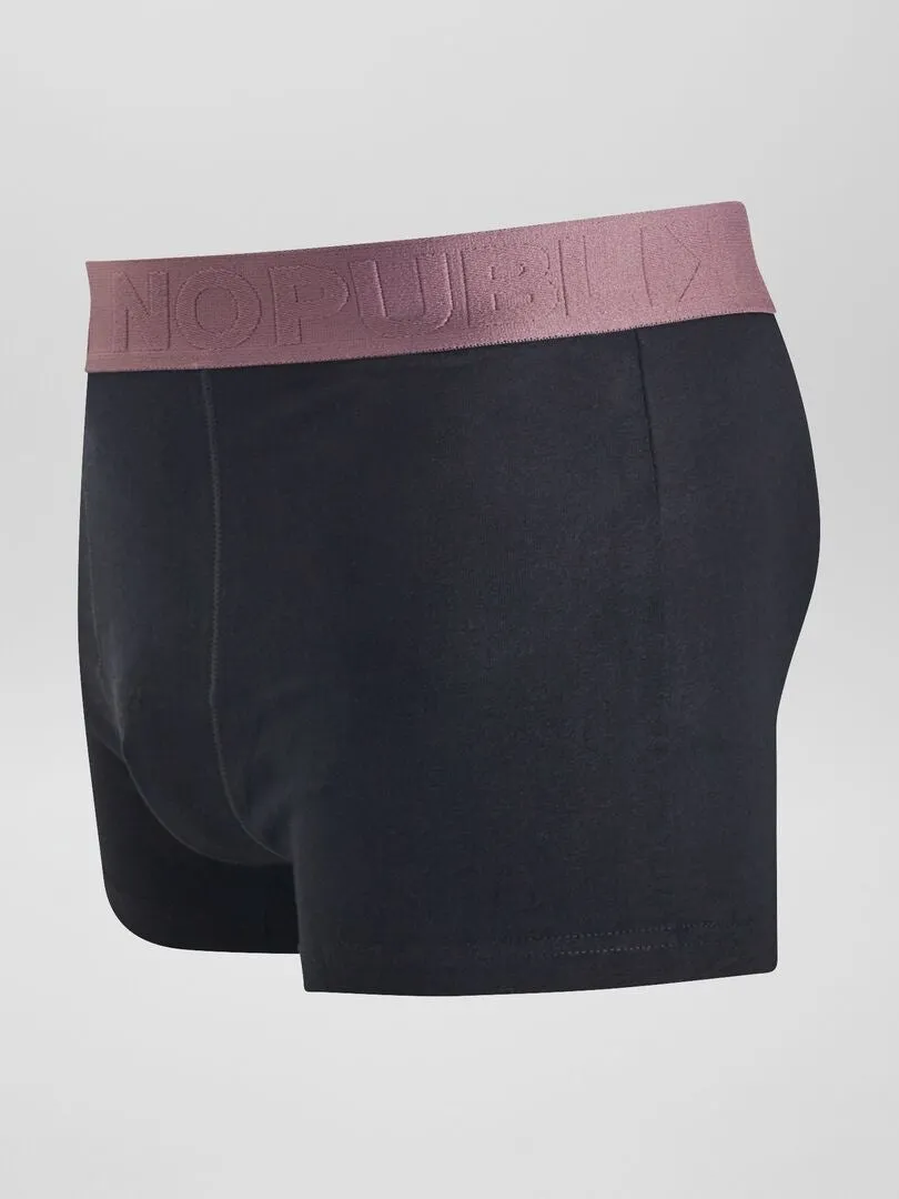 PACK DE 3 BóXERS 'NO PUBLIK'  NEGRO