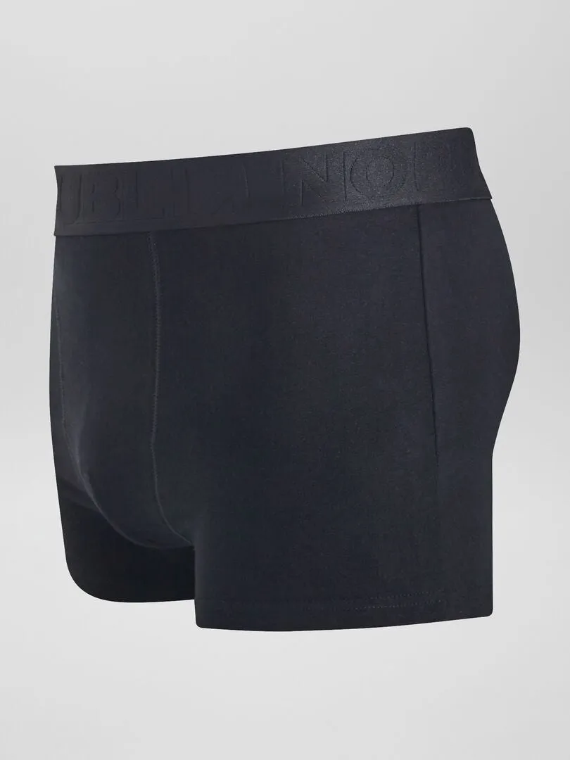 PACK DE 3 BóXERS 'NO PUBLIK'  NEGRO