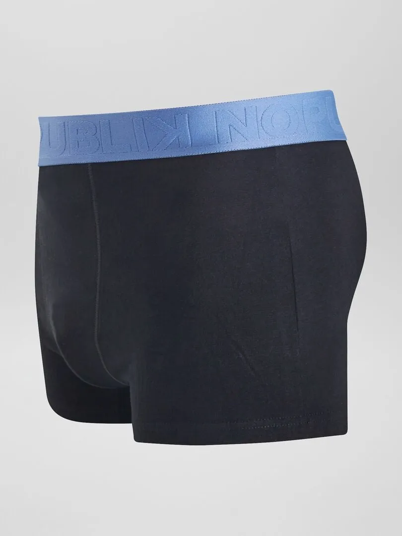 PACK DE 3 BóXERS 'NO PUBLIK'  NEGRO