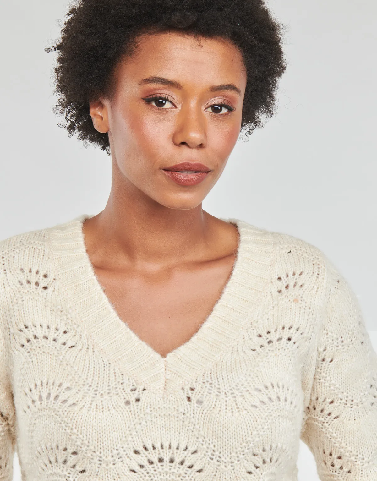 PCBIBBI LS VNECK KNIT