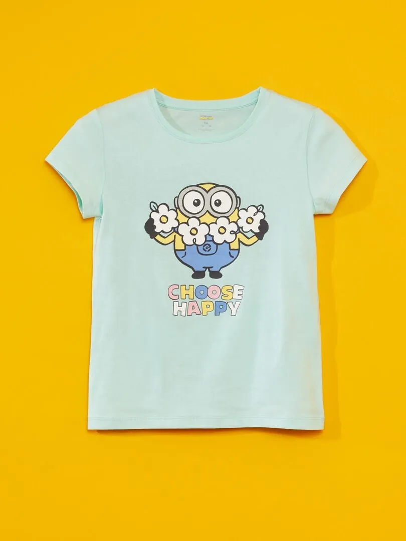 PIJAMA CORTO 'MINIONS'  2 PIEZAS  AZUL