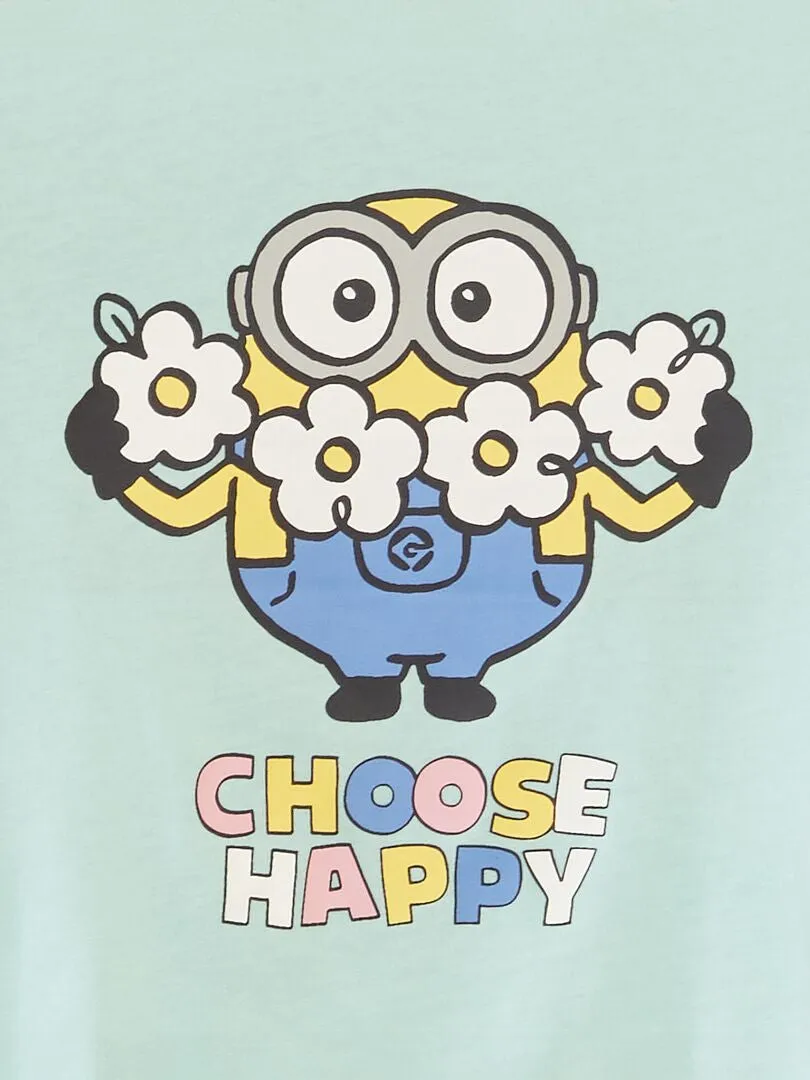 PIJAMA CORTO 'MINIONS'  2 PIEZAS  AZUL