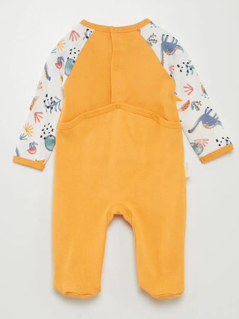 PIJAMA 'DINOSAURIOS'  AMARILLO