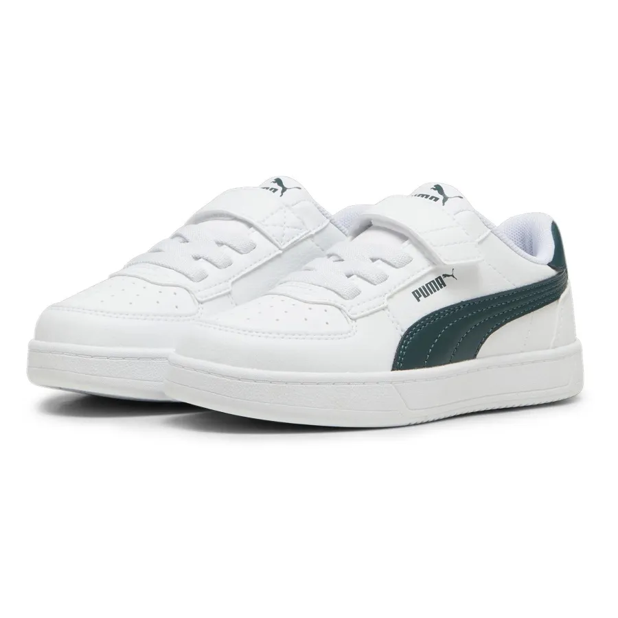 PUMA KIDS CAVEN 2.0 AC+ PS "WHITEDARK GREEN"
