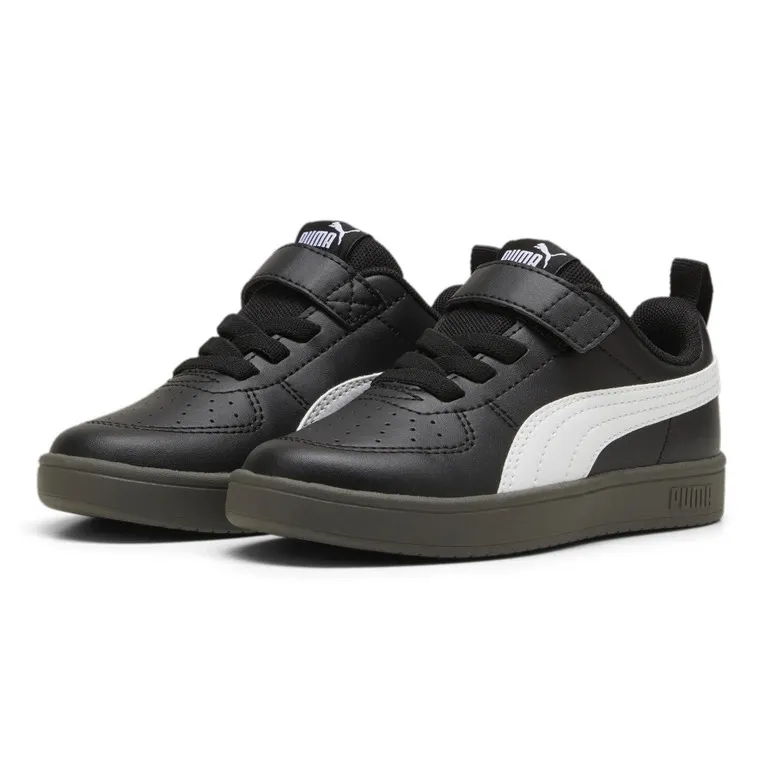 PUMA KIDS RICKIE AC+ PS "BLACKWHITEGUM"