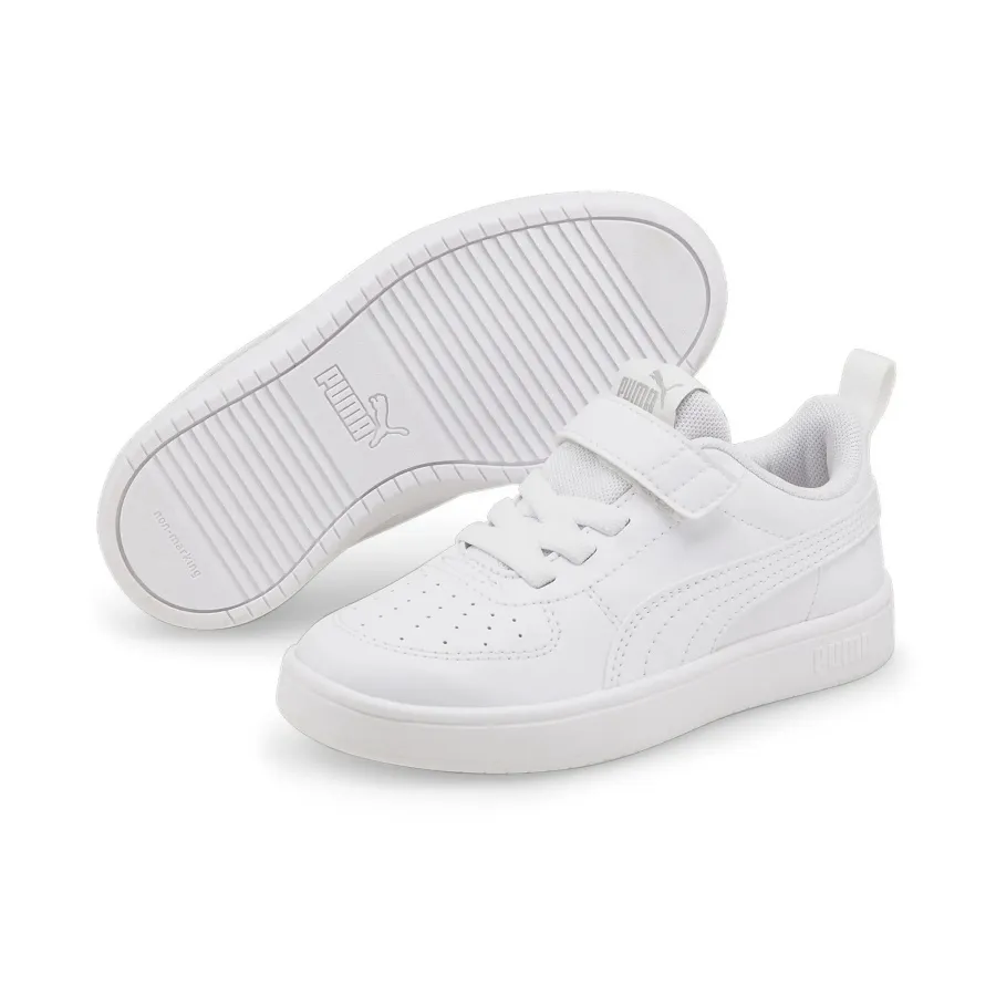 PUMA KIDS RICKIE AC+ PS "WHITEGLACIER GRAY"