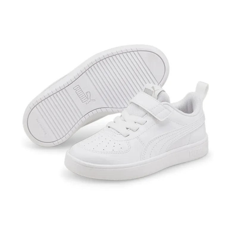 PUMA KIDS RICKIE AC+ PS "WHITEGLACIER GRAY"