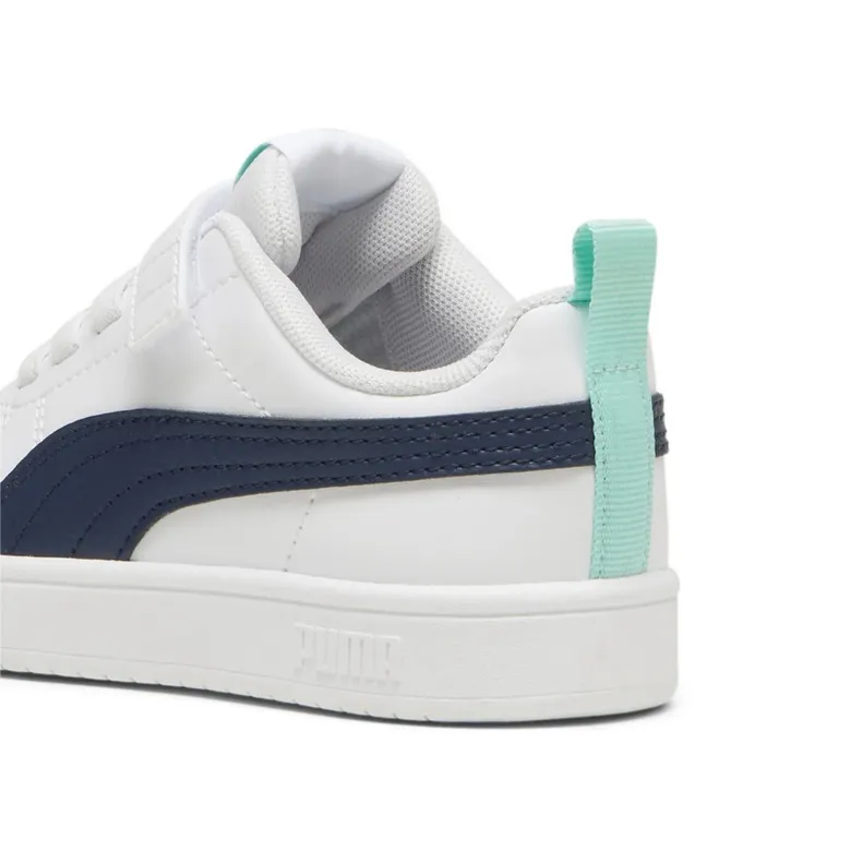 PUMA KIDS RICKIE AC+ PS "WHITENAVYTURQUOISE"