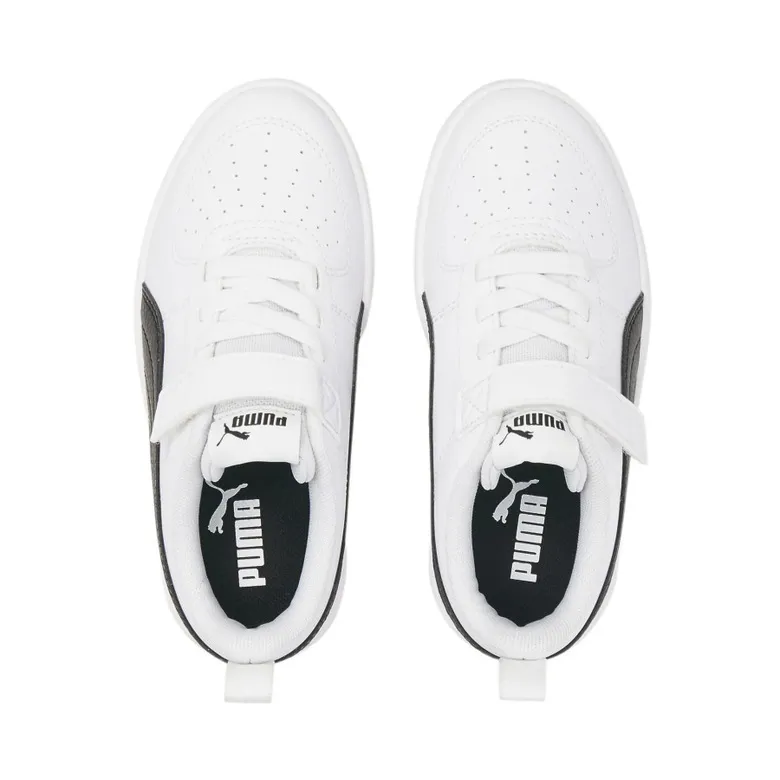 PUMA KIDS RICKIE AC+ PS "WHITE BLACK"