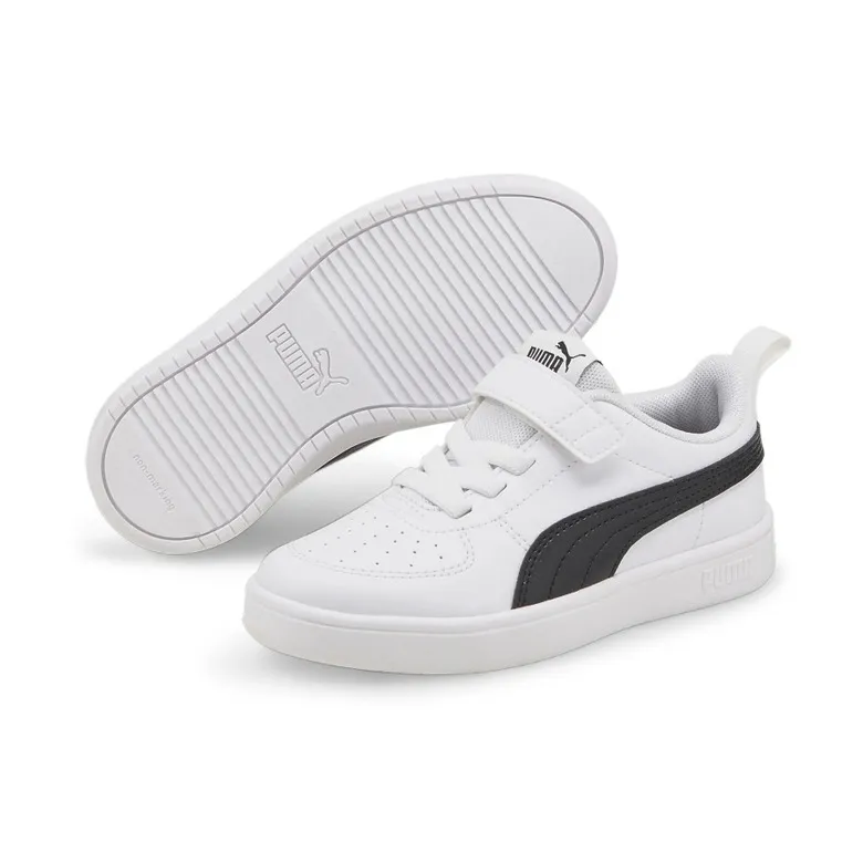 PUMA KIDS RICKIE AC+ PS "WHITE BLACK"