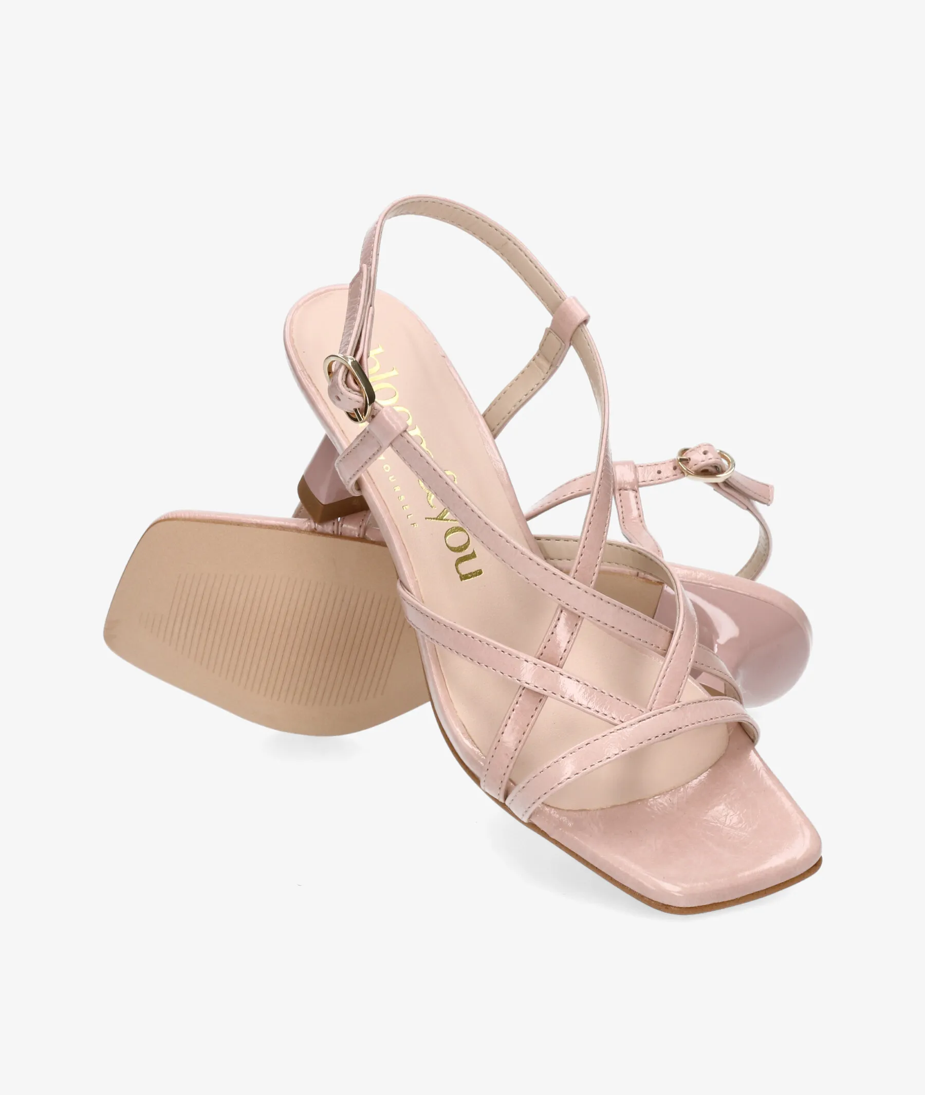 Sandalias bloom&you MELIA en charol nude