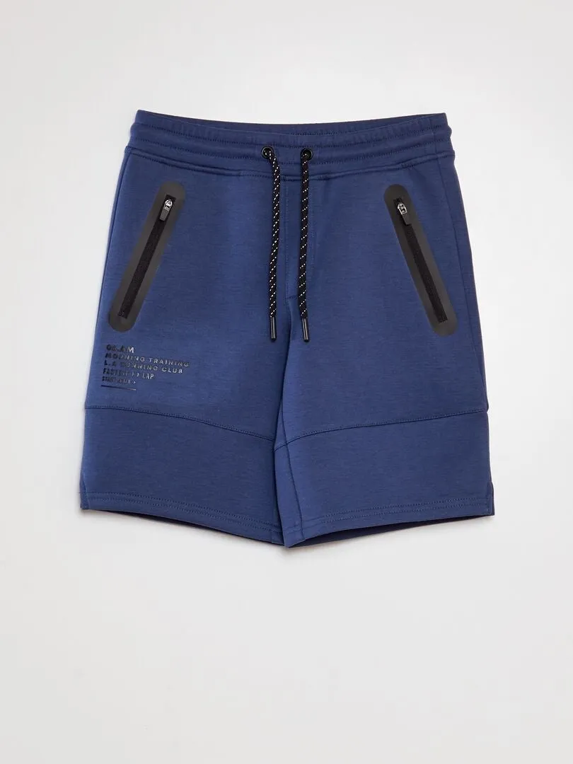 SHORT DE NEOPRENO  AZUL