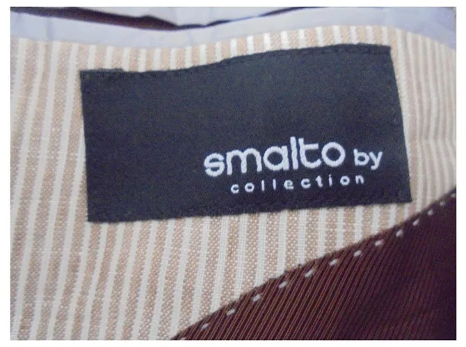 SMALTO Blanco Marrón claro 