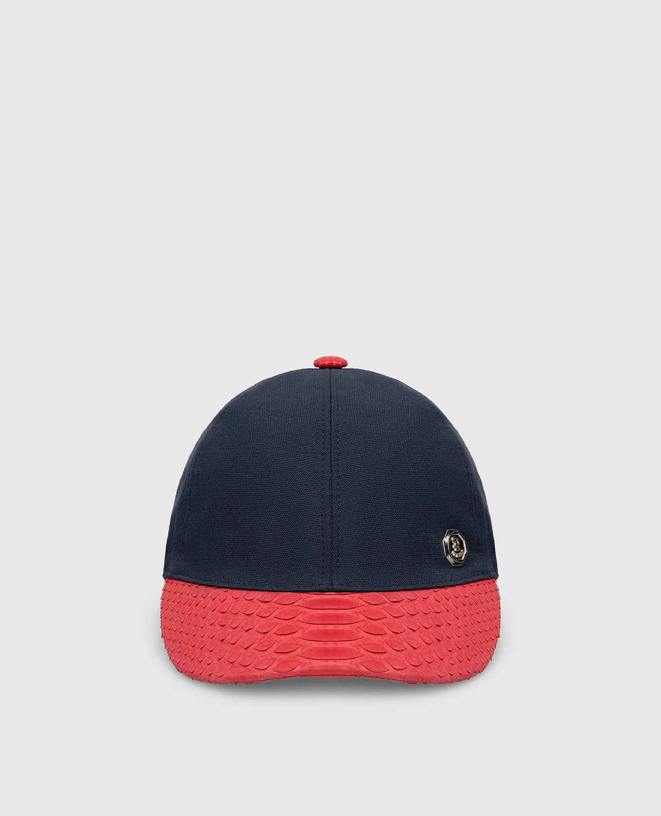 Stefano Ricci Children's cap with python skin insert