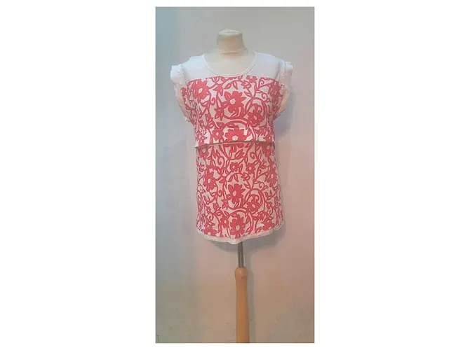 Stella Mc Cartney Stella McCartney para la camiseta de Adidas Blanco Roja 