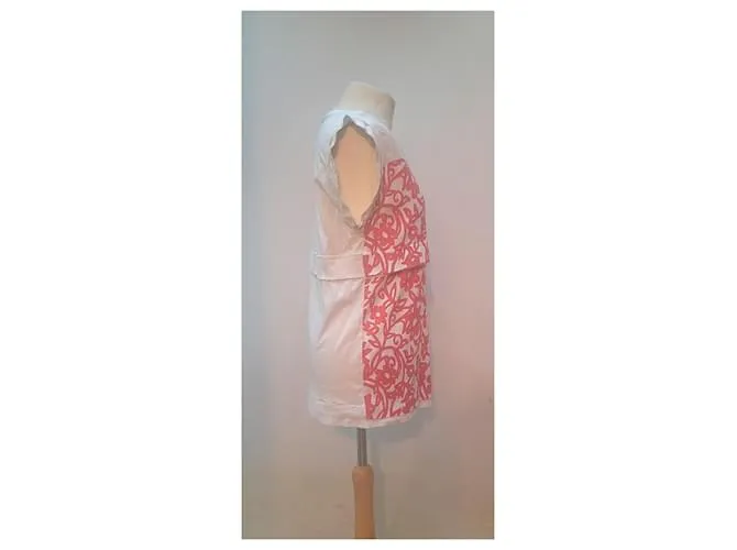 Stella Mc Cartney Stella McCartney para la camiseta de Adidas Blanco Roja 