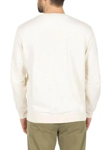 Sudadera El Pulpo Hawaiano beige para hombre