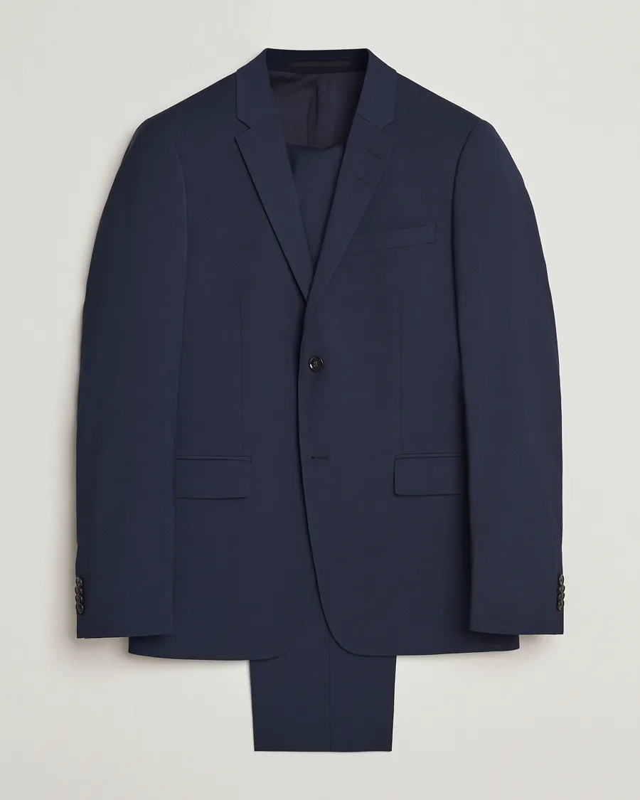 Tiger of Sweden Jerretts Wool Travel Suit Royal Blue
