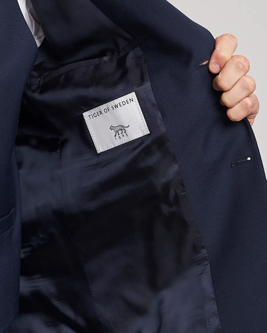 Tiger of Sweden Jerretts Wool Travel Suit Royal Blue