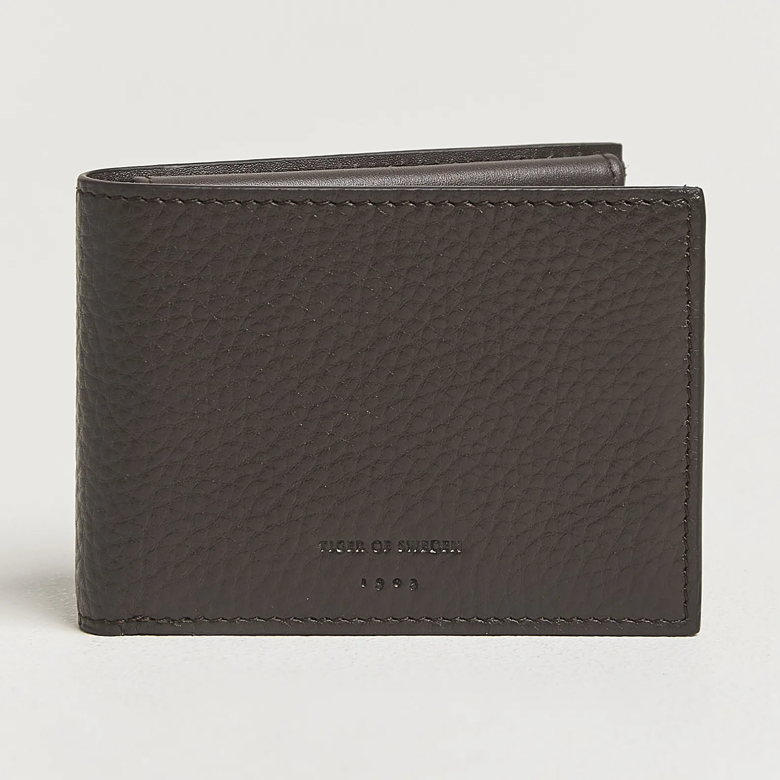 Tiger of Sweden Wivalius Leather Wallet Dark Brown