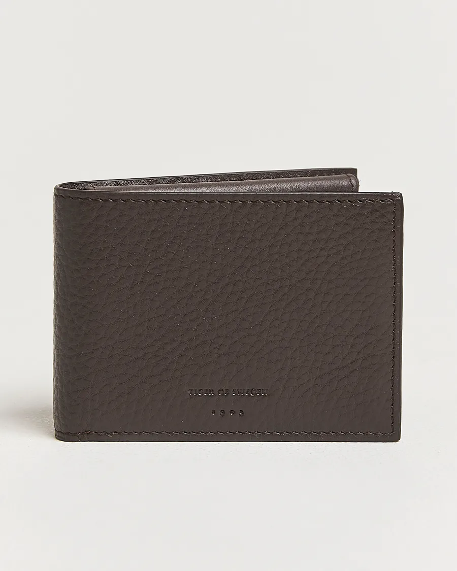 Tiger of Sweden Wivalius Leather Wallet Dark Brown