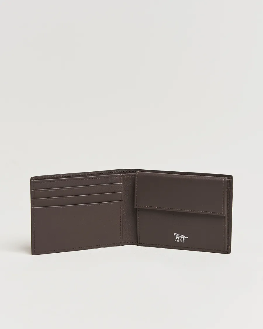 Tiger of Sweden Wivalius Leather Wallet Dark Brown