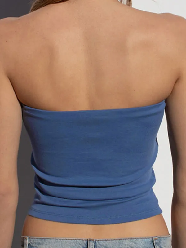 Top bandeau con lazo