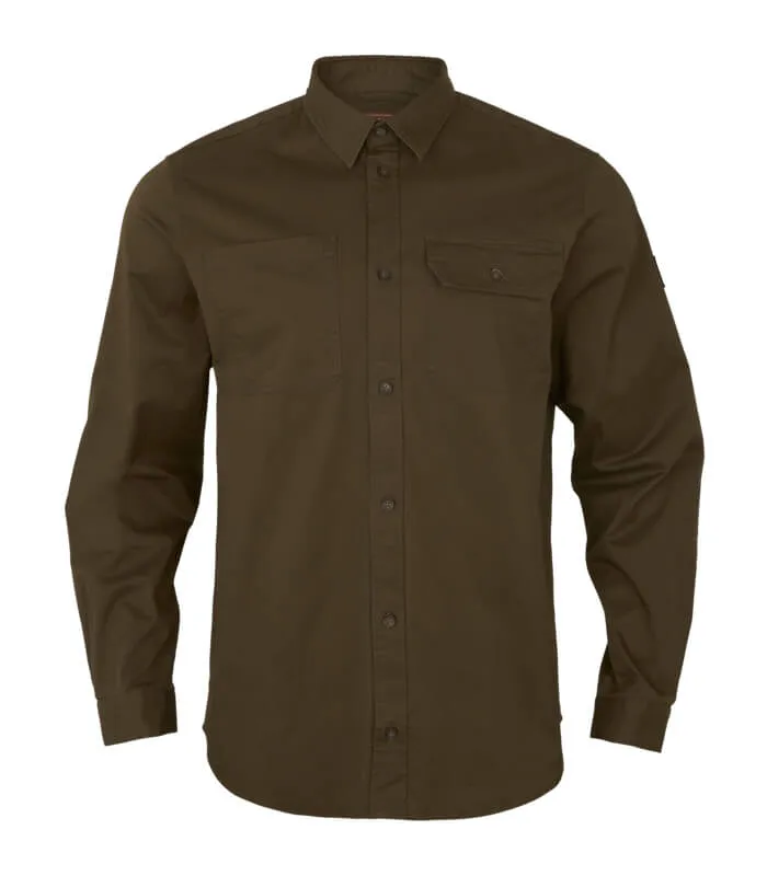 Trym camisa manga larga willow green
