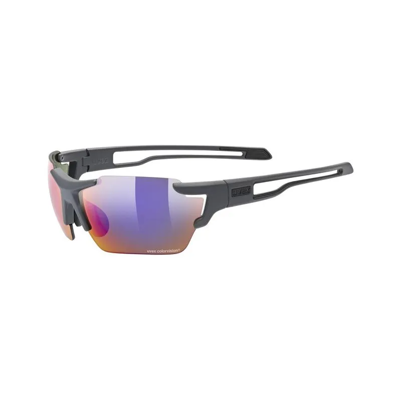 UVEX Sportstyle 803 Colorvision (gris oscuro mate/verde espejo)