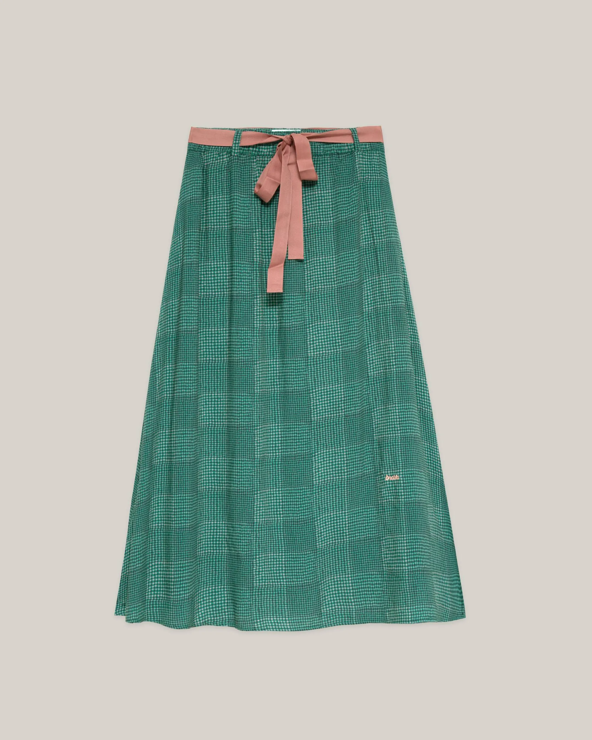 Vichy Skirt Green