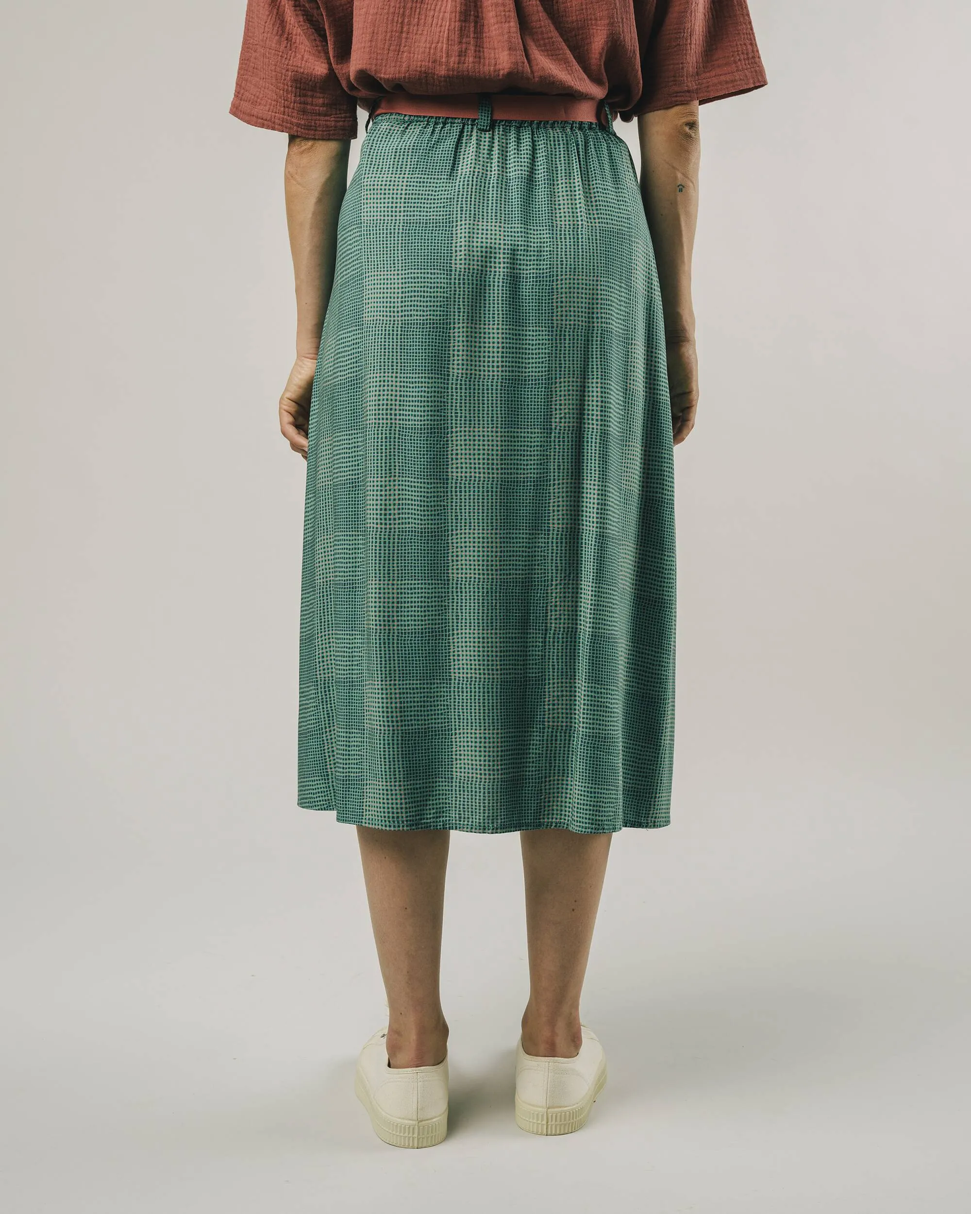 Vichy Skirt Green