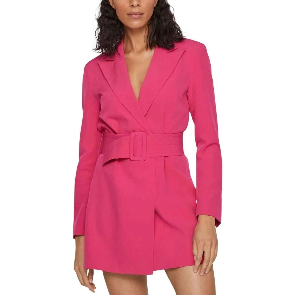 VIGERY L/S VNECK SHORT DRESS