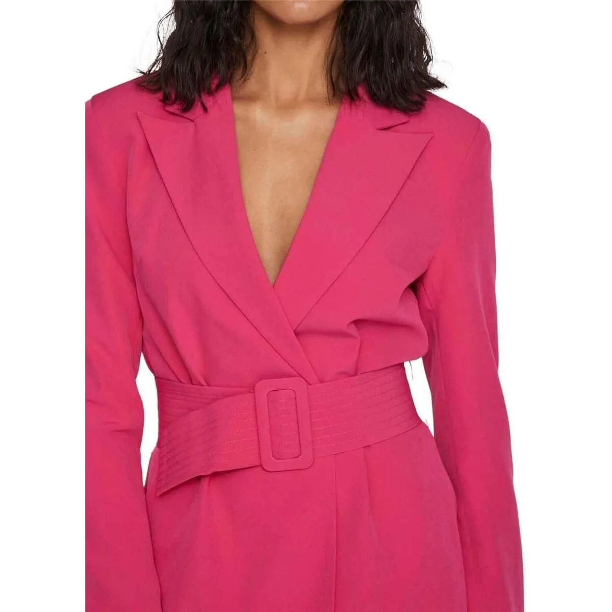 VIGERY L/S VNECK SHORT DRESS
