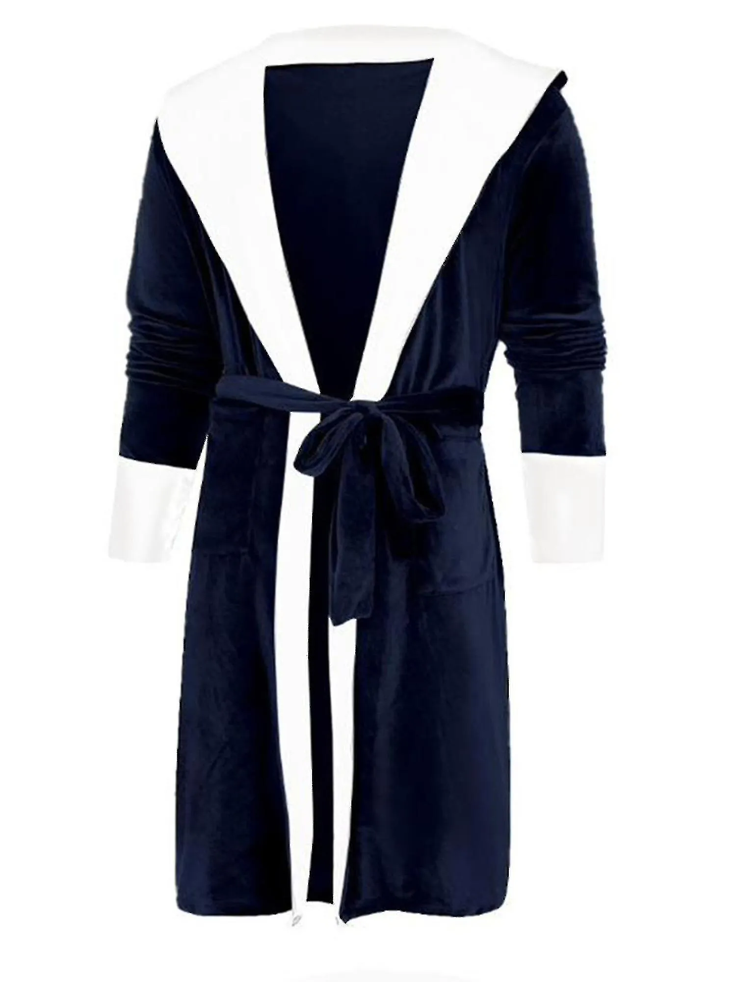 Women Sherpa Fleece Bathrobe Soft Dressing Gown Hooded Fluffy Towling Bath Robe