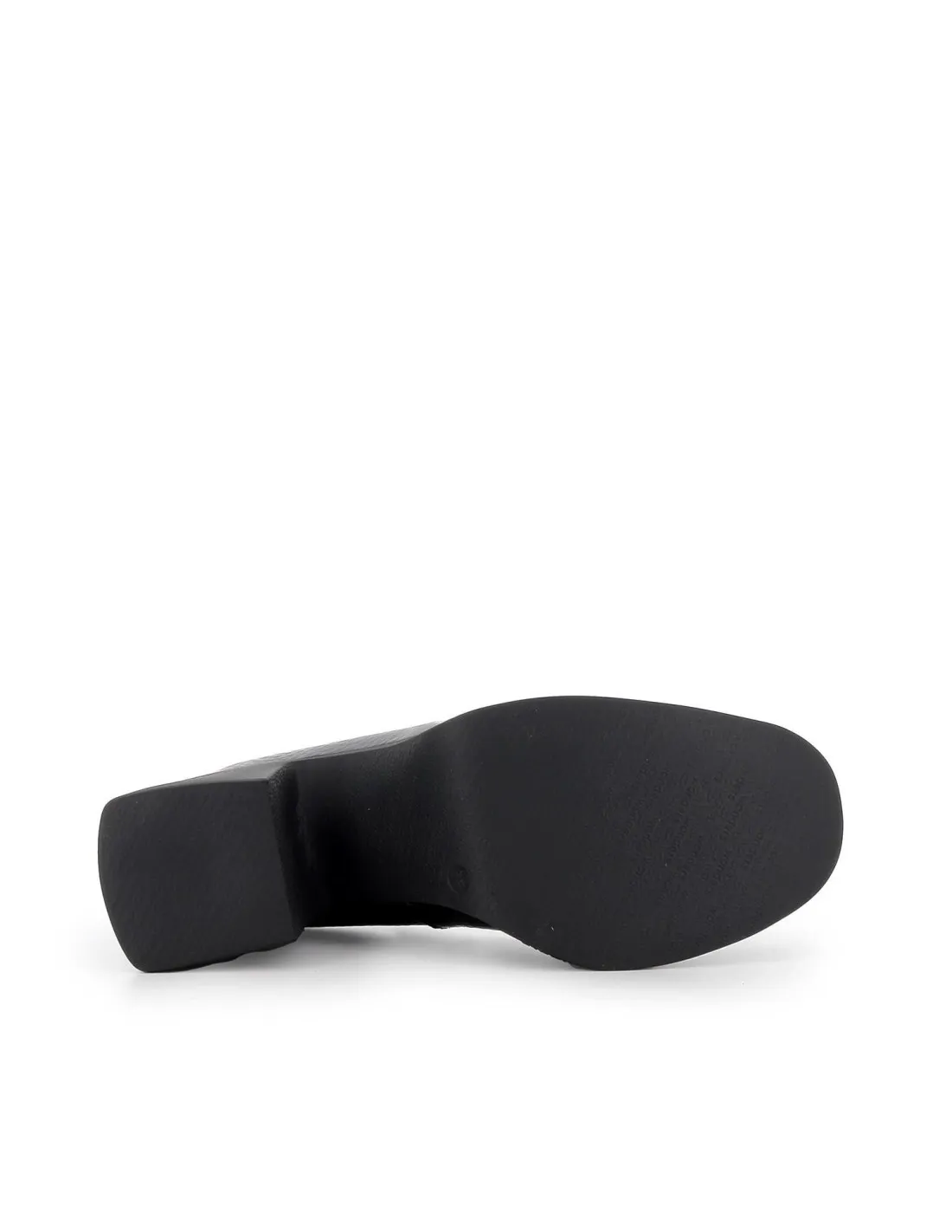 Zapato de correa plataforma charol negro Wonders